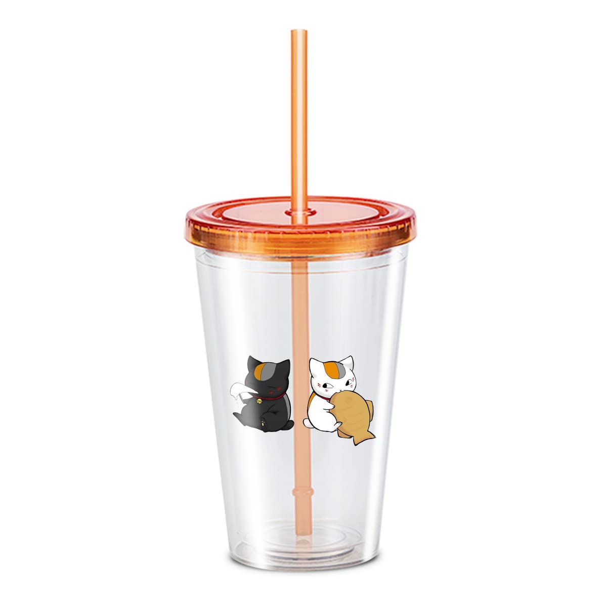 Amazon｜夏目友人帳 ニャンコ先生 猫 アニメ ストローカップ